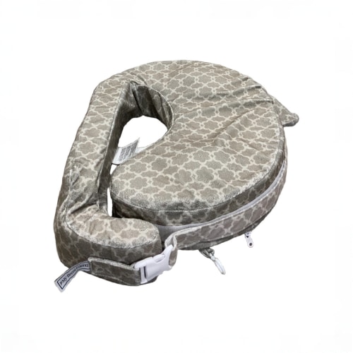 My Brest Friend Nursing Pillow, Flower Key Grey