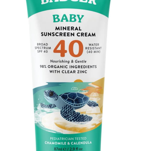 Badger Mineral Baby Sunscreen Cream SPF 40