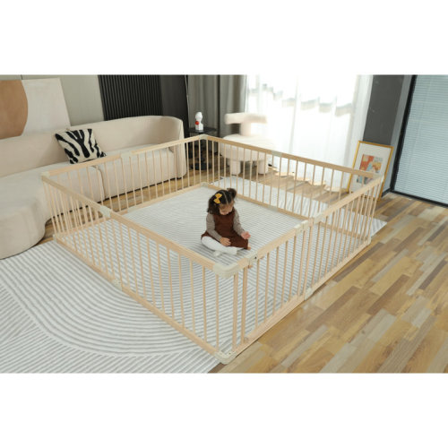 Baby Wood Safety Gate (beige)