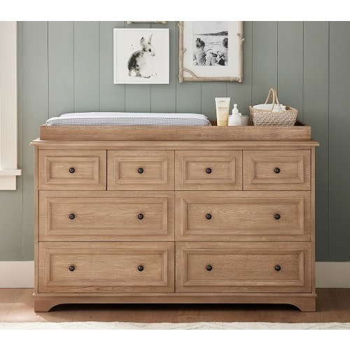 Fillmore Extra Wide Changing Table Dresser & Topper | Pottery Barn Kids