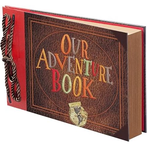 Pulaisen Our Adventure Book Pixar Up Handmade DIY Family Scrapbook,Great Gift for Thanksgiving Day, Christmas, Anniversary, Family Memory,Wedding,Birthday,Valentines Day… (Adventure BOOk)