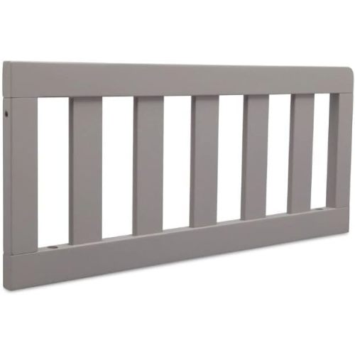 Toddler Bed Safety Guard Rail Compatible with Delta Children Convertible Cribs - Solid Wood Rail for Convertible Crib to Toddler Bed Conversion - Safety Guard Rail for Children (Grey - 026, #0094)