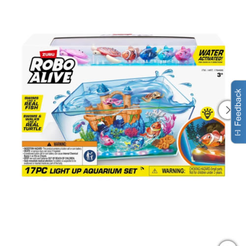 Robo Alive Light Up Aquarium Set | Costco