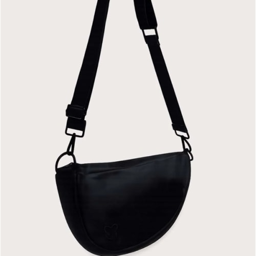 Black Crossbody Compact Diaper Bag | Sling Diaper Bag | citymouse