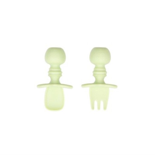 Bumkins Silicone Chewtensils, Color: Sage