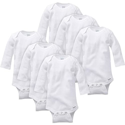 3-6 Mo- Gerber unisex-baby Multi-pack Long-sleeve Onesies Bodysuit Mitten Cuff Sizes: Clothing, Shoes & Jewelry