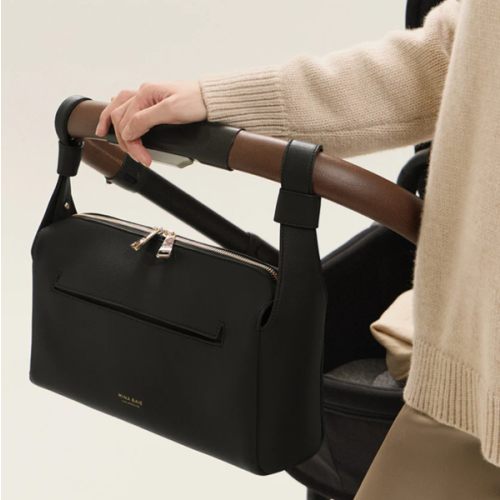 Stroller Caddy - Black and Gold