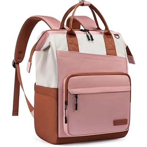 LOVEVOOK Laptop Backpack for Women, 17 Inch Travel Backpack for Work College Business, Water Resistant Teacher Nurse Bag with Large Capacity, School Bookbag Bags Cute Daypack for Woman Girls