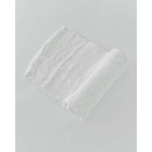 Deluxe Muslin Rayon From Bamboo Swaddle Baby Blanket - Plain White– Little Unicorn USA