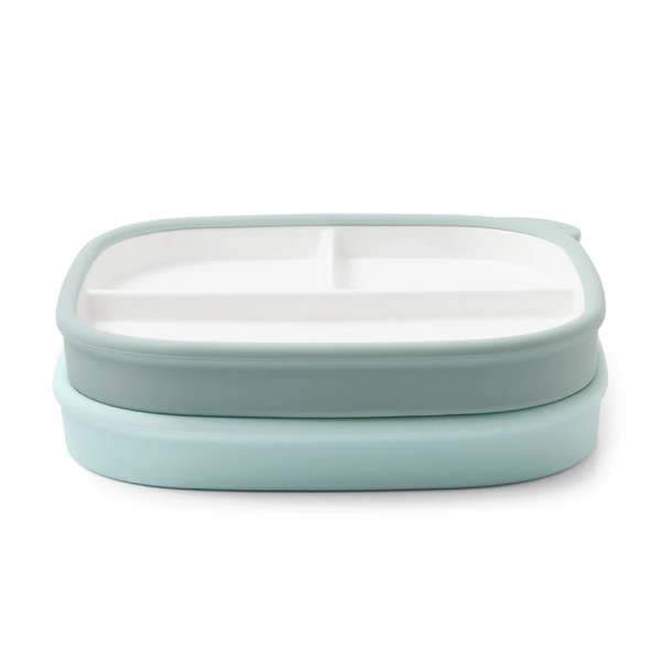 Clean Start Toddler Divided Plate | Premium Ceramic | Non Toxic – Ello