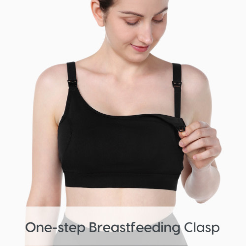 Hands-Free Pumping Bra - Black