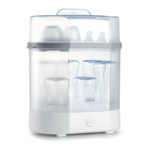 Chicco 3-in-1 Electric Steam Sterilizer, Microwave Sanitizer for Baby Bottles, Pacifiers, Toys