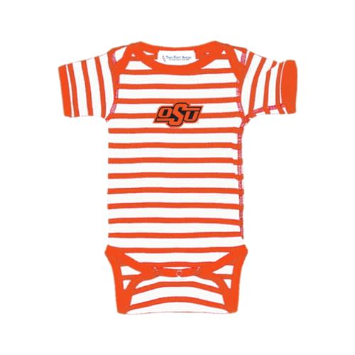 Two Feet Ahead Striped Baby Bodysuit Creeper Baby Boy Clothes for Newborn infants Sizes 0-3M 6M 12M