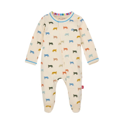 Le Tigre Organic Cotton Footi: 3-6months