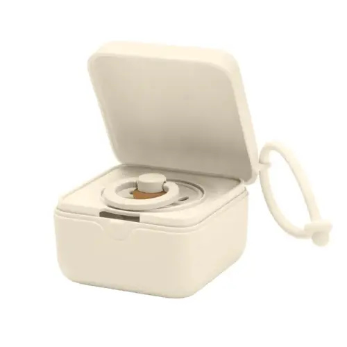 Bibs Pacifier Box - Ivory | Baby Bunting AU