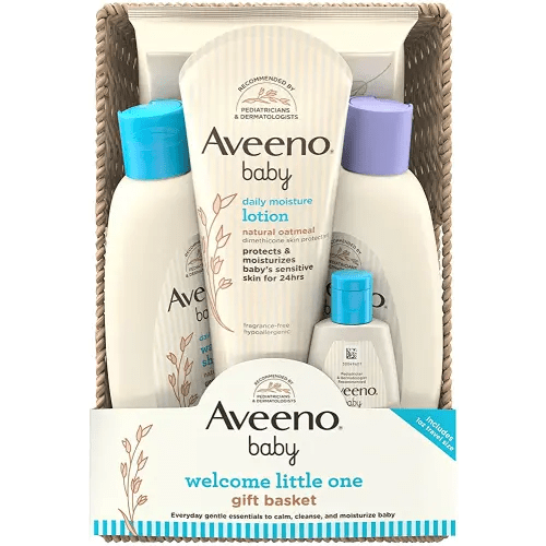 Aveeno Baby Gift Basket, Baby Skincare Set