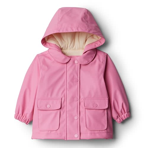 Amazon Essentials x Sofia Grainge Toddlers and Baby Girls' Water-Repellent Rain Jacket