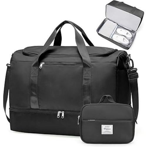 Extra Large Travel Duffel Bag, Carry-On Weekender Bags for Women Travel