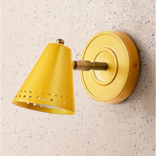Brandy wall sconce in Sand by the Novogratz