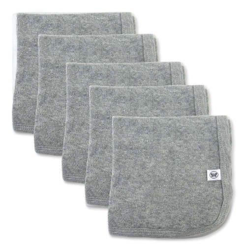 5-Pack Organic Cotton Baby Terry Wash Cloths | Honest Baby Clothing