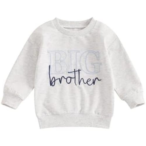 Sibling Matching Outfit Big Brother/Sister Little Brother/Sister Clothes Long Sleeve Letter Sweatshirt Top