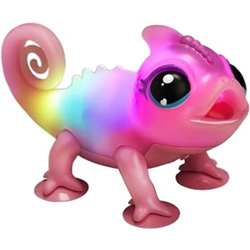 Little Live Pets Lil' Chameleon S2 Single Pk Nova includes 1 Eleectronic Toy, 1 Instruction Manual, 2 AAA Batteries
