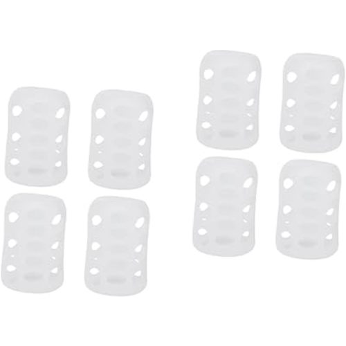 8 Pcs Bottles for Baby Bottle Case Nursery Bottle Sleeves Pigeon Supplies Silicone Baby Bottle Cover Feeding Baby Bottle Sleeve Milk Bottle Glass White