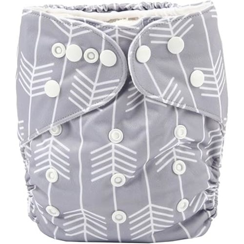 Baby Pocket Diaper Nappy Reusable Washable 8lbs to 36lbs (Arrow)
