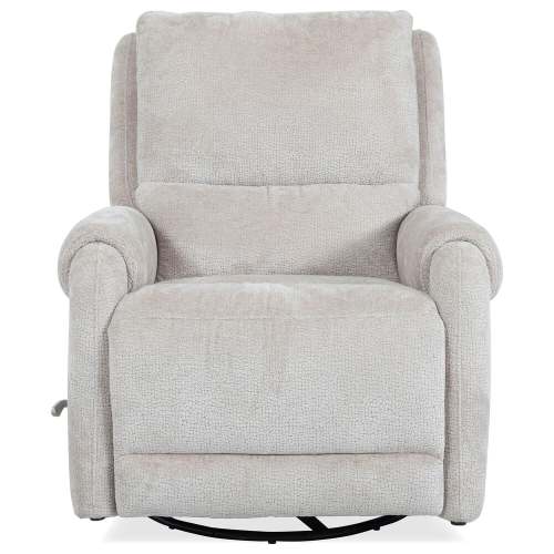 Parker House Gentry Manual Swivel Glider Recliner in Ecru Mist