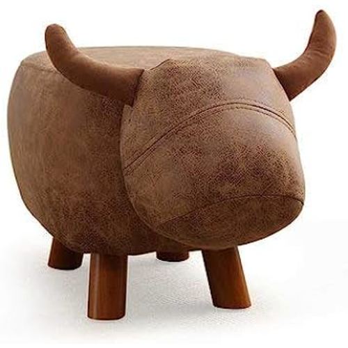 Animal Ottoman Accent Upholstered Stool Footrest Stool