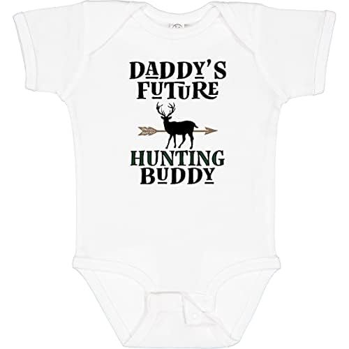 inktastic Daddy Future Hunting Buddy Baby Bodysuit