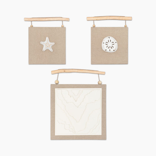 Crane Baby Cove Beach Life 3-Piece Wall Decor - Cove