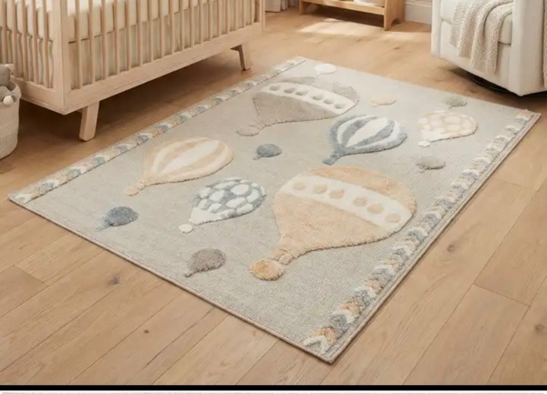Multicolor 5' x 7' Whimsy Kids Rug | Rugs.com