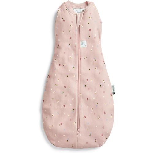 ergoPouch 1.0 TOG Cocoon Baby Sleep Sack 0-3 Months, Swaddle Sleeping Bag, Temperature Control Wearable Blanket (Daisies)