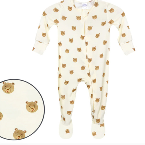 Teddy Zipper Footies