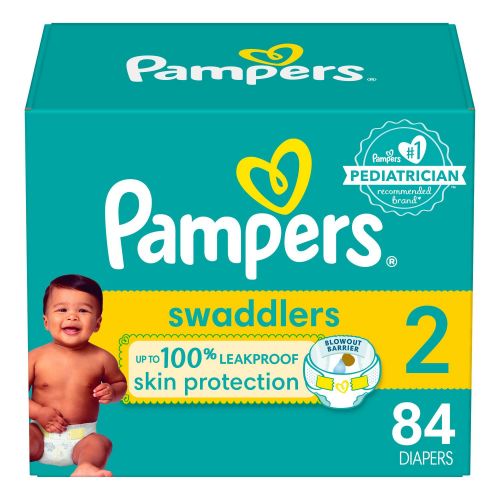 Pampers Swaddlers Diapers, Size 1, Size 2, Size 5, Size 6, Size 3, Size 4, Size Newborn