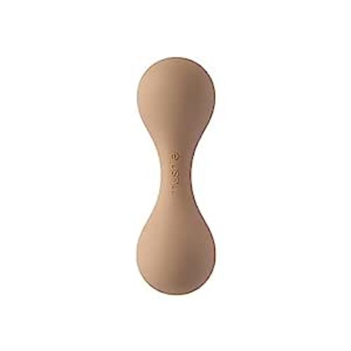Amazon.com: mushie Silicone Baby Shaker Rattle Toy | Ages 3+ Months (Natural) : Toys & Games