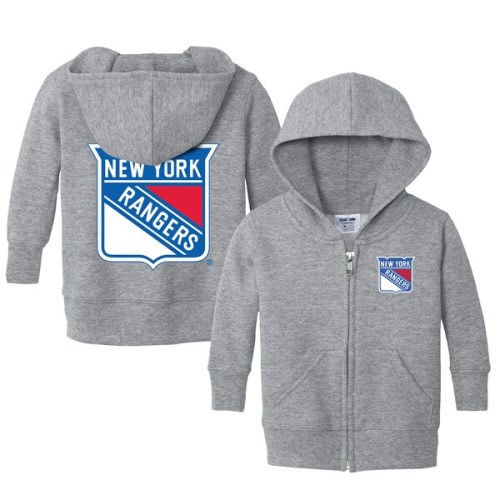 New York Rangers Chad & Jake Infant Logo Full-Zip Hoodie - Heather Gray