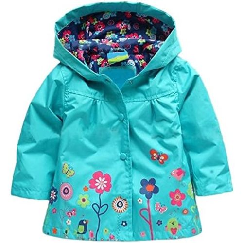 Arshiner Girl Baby Kid Waterproof Hooded Coat Jacket Outwear Raincoat Hoodies