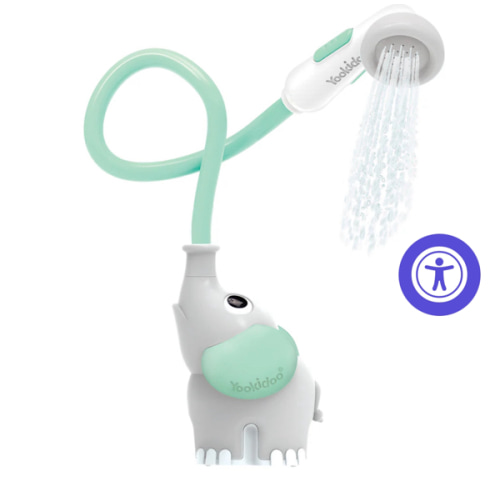 Elephant Baby Bath Shower Head | Yookidoo Newborn Toys in Tub Or Sink
