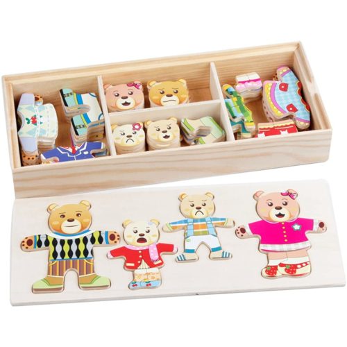 Best Seller: Montessori Bear Dress Up Game