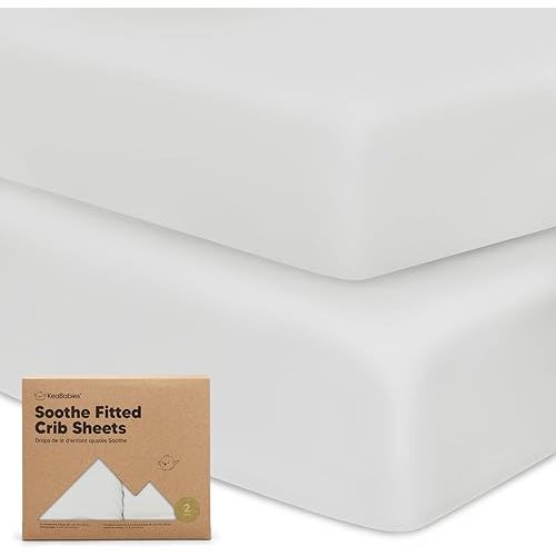 2-Pack Organic Crib Sheets (French Gray)