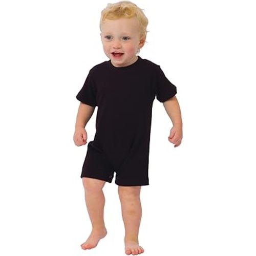 Monag Short Sleeve Blank Baby Romper