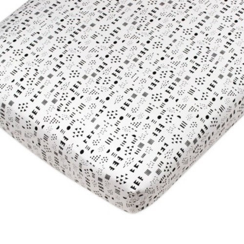 Honest Baby Organic Cotton Fitted Crib Sheet, Color: Pattern Play