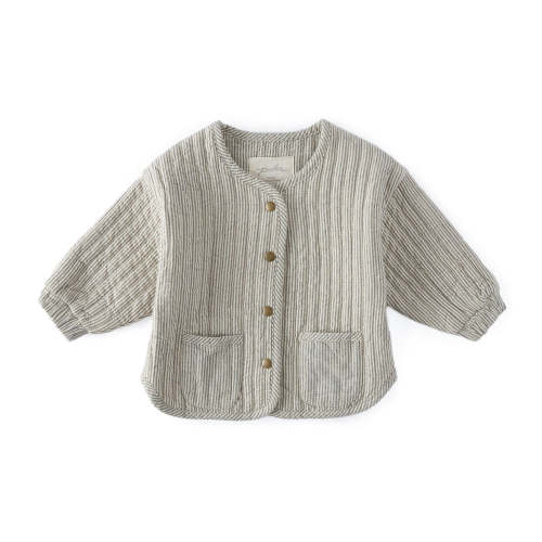 Railroad Quilted Jacket - Railroad Stripe