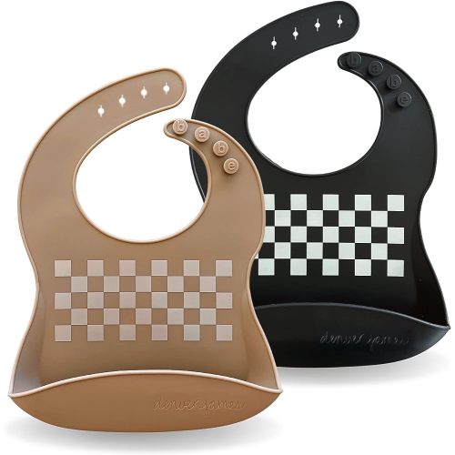 Silicone Feeding Bibs | Dishwasher Safe. Waterproof. Adjustable.