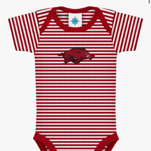 Creative Knitwear College Baby NCAA Infant Striped Bodysuit
