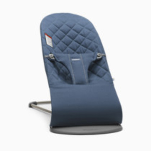 BabyBjörn Bouncer Bliss, Cotton, Midnight Blue, 1 Count (Pack of 1)