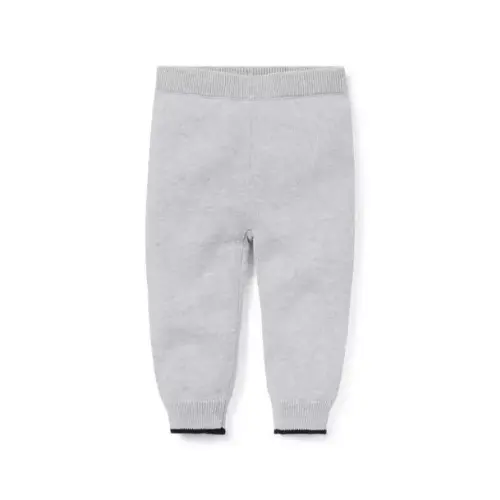 Baby Earl Grey Heather Baby Race Car Sweater Pant by Janie and Jack