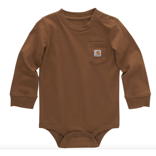 Carhartt Long-Sleeve Pocket Bodysuit for Babies